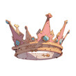 illustration of a crown on white background