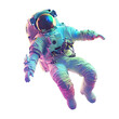 © Enixanne - Iridescent astronaut cutout.