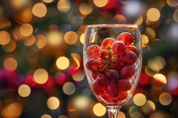 The Spanish New Year's tradition involves eating 12 grapes at midnight, one for each stroke of the clock. This is believed to bring good luck for each month of the coming year.