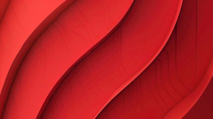 Canvas Print - red abstract wave design illustration with light texture for business brochure