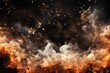 Explosion nebula smoke cloud.