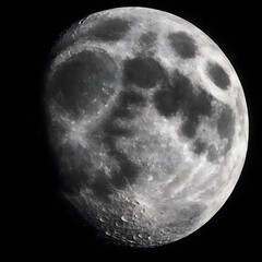 Wall Mural - Closeup, moon