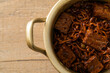 Jjapaguri or Chapaguri, Korean Black Beans Spicy Noodles with Beef