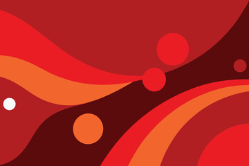 Abstract background in red colors vector design