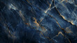 A deep, indigo marble background with delicate, golden filigree etched into its surface, exuding an air of sophistication