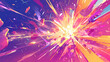 illustration of a colorful explosion	