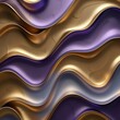 purple and gold abstract waves