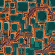 Wired Wonder Seamless Circuit Board Texture