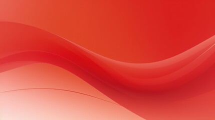 Wall Mural - silky red curved waves abstract