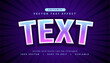stylish editable text lettering in neon color