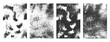 black and white messy wall texture banner in pack of four