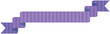 Vector illustration of Simple striped ribbon 8 (purple)