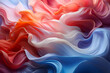 Abstract background of multi colored wavy lines. 3D rendering