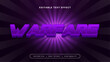 Purple violet warfare 3d editable text effect - font style