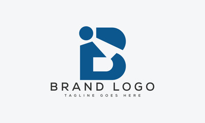 Wall Mural - letter BI logo design vector template design for brand
