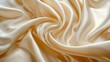 Silk cloth satin color baked milk in artistic layout Ai generated 
