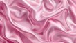 Close-up of fine pink, and white  silk, texture background Ai generated 