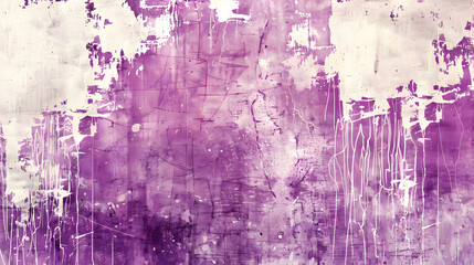 Wall Mural - A purple and white grunge background texture with thin lines. 