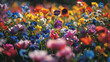 A symphony of colors blooms like flowers in spring, filling the air with their sweet fragrance.