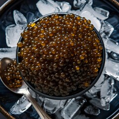 Wall Mural - caviar on a plate