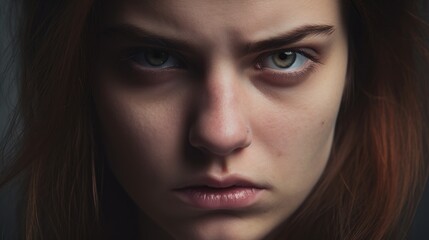 Wall Mural - a close up of a woman's face