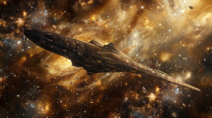 Sticker - background inspired by a space odyssey. explore the universe.