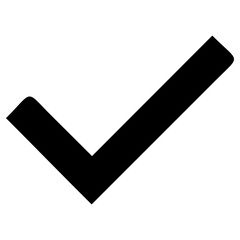 Black Check Mark