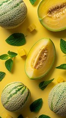 Wall Mural - melon pattern