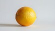 Lemon fruit with leaf isolate. Lemon whole, half, slice, leaves on white. Lemon slices with zest isolated. With clipping path. Full depth of field Ai generated 