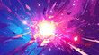 illustration of a colorful explosion