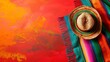 A Colorful photo of a cinco de mayo Poster Background with the Text space