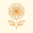 Girasol outline
Sunflower
