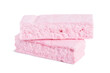 Pink marshmallows isolated