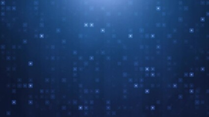 Wall Mural - Abstract Blue Modern Cyber Grid Background