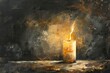 © Rawpixel.com - Scent candle painting art spirituality.