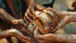© cvetikmart - Multicultural hands come together to share a loaf, symbolizing aid and connection. World Humanitarian Day, August 19
