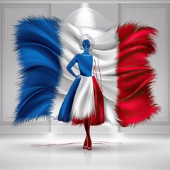 Wall Mural - Bastille Day, July 14th, Bastille Day poster, Happy Bastille Day, Bastille Day Post, French National Day, France. Flag, Illustration, Bastille, Poster, Post, Day, Eiffel Tower, Independence Day,
