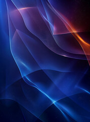 Sticker -  Modern dark blue background with abstract shapes dynamic