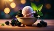 Berry Bliss: Blackberries and Creamy Indulgence