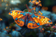 The unique world of beauty of butterflies is revealed to us in their delicate wings, playing with the magic and colorfulness of nature