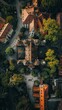 Old Style Church complex from Birds eyes