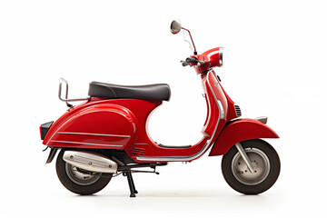  motorcycle on white background without anyone