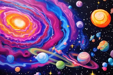A galaxy astronomy universe outdoors.