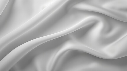 This image portrays an elegant white silky fabric impression, symbolizing purity and sophistication