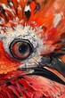 Illustrate a mesmerizing birds-eye view scene with bold