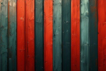 Poster - A series of parallel stripes that appear to converge and diverge due to color placement,