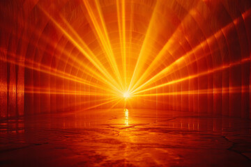 Leinwandbilder - A sunburst chart depicting the lifecycle of a product from launch to discontinuation, radiating outward in stages,