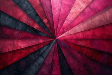Poster - A sophisticated design with velvet-textured stripes in a kaleidoscope, transitioning from burgundy to black,