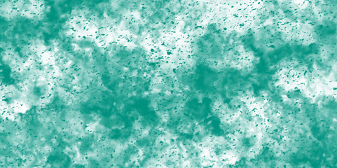 Aufkleber - Abstract dynamic particles with soft Blue clouds on dark background. Defocused Lights and Dust Particles. Watercolor wash aqua painted texture grungy design.