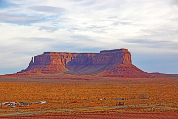 Poster - Rock formations of Monument Valley, Utah	